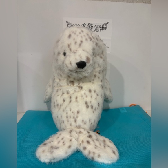 Authentic Jellycat Galumphous Seal Plush Toy HTF NWT With Dust bag US Seller